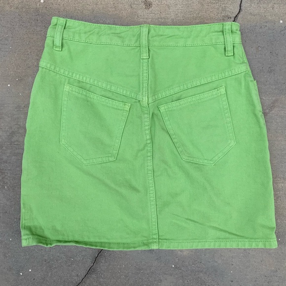 NWT Lime Jean Mini Skirt - Picture 3 of 5